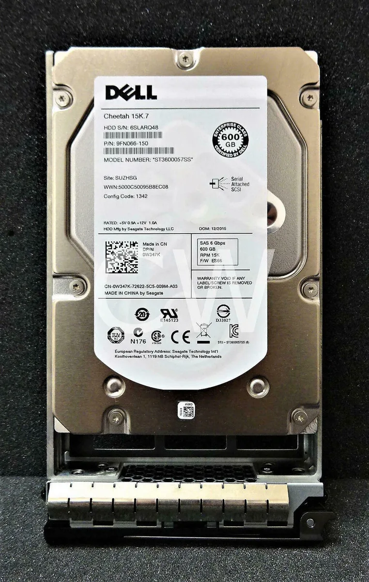 DELL DELL Cheetah 15K.7 600GB 15000RPM SAS 32MB 3.5" internal hard drive — product photo