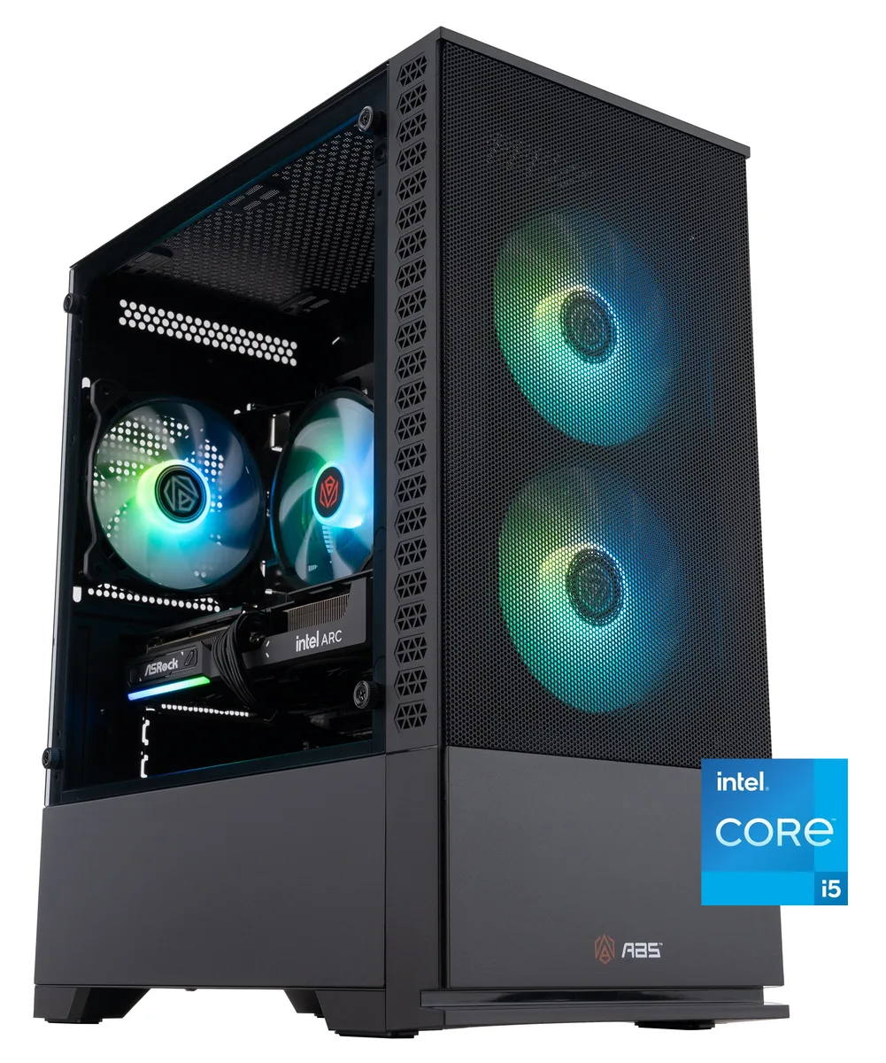 ABS ABS CA13400FB5802 Gaming PC i5-13400F Arc B580 32GB DDR4 1TB NVMe — product photo
