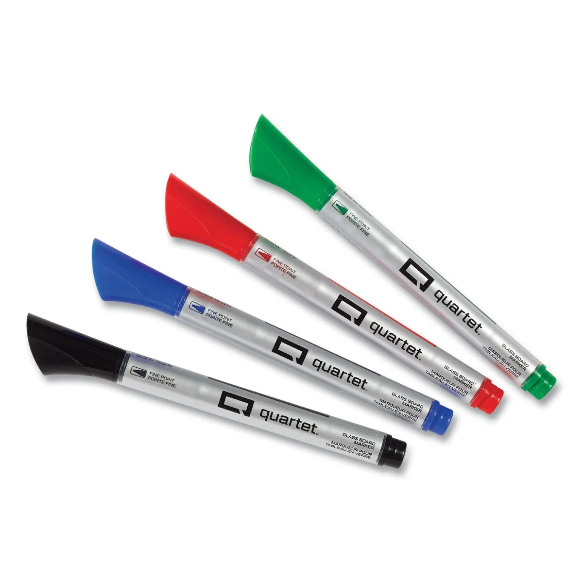 Quartet Quartet 79555 Dry Erase Markers Fine Bullet Tip 4 Pack — product photo