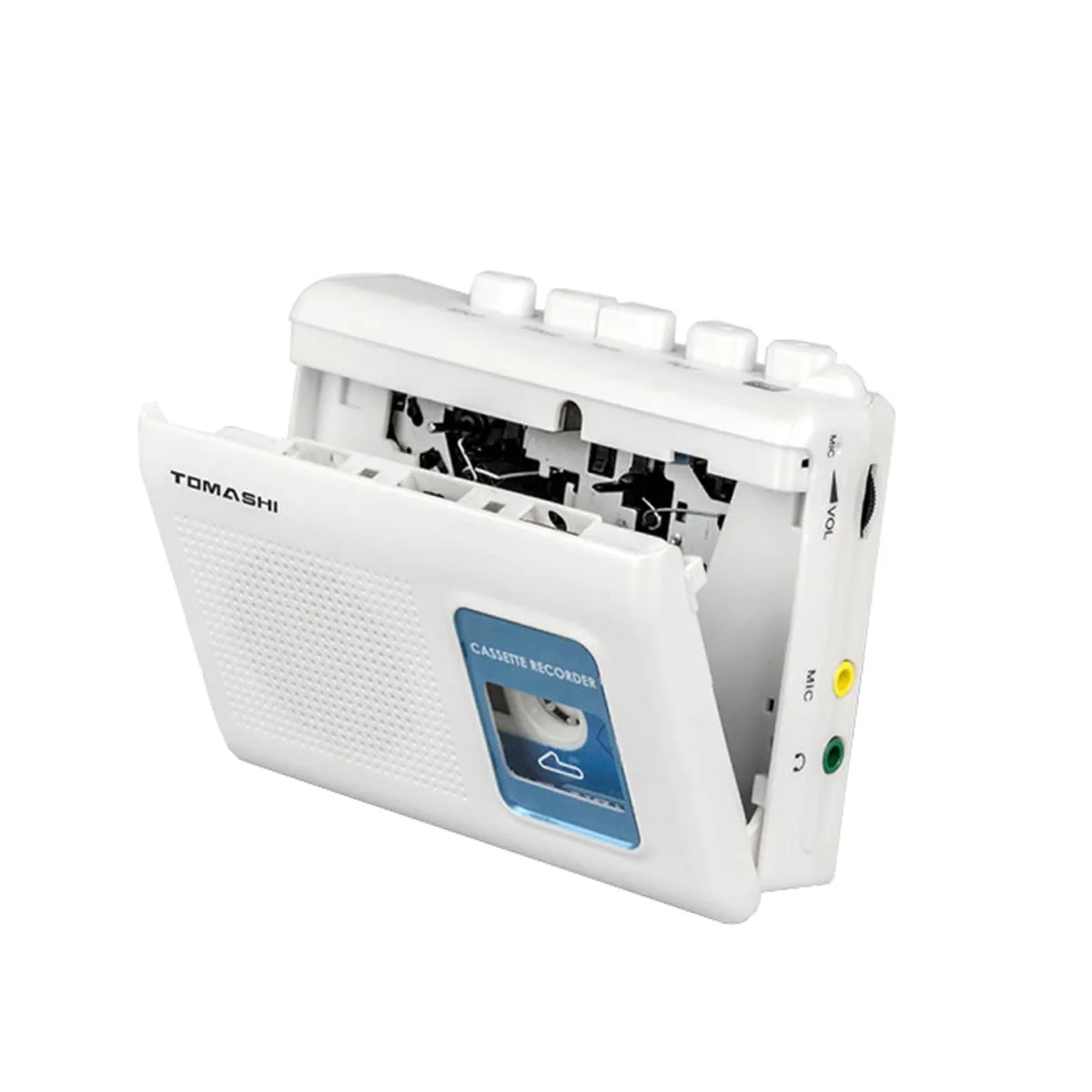  TOMASHI F-119F-318F Cassette Player White — product photo