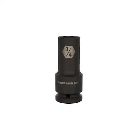 Steelman 79398 deep impact socket, 3/4 inch drive, black phosphate finish