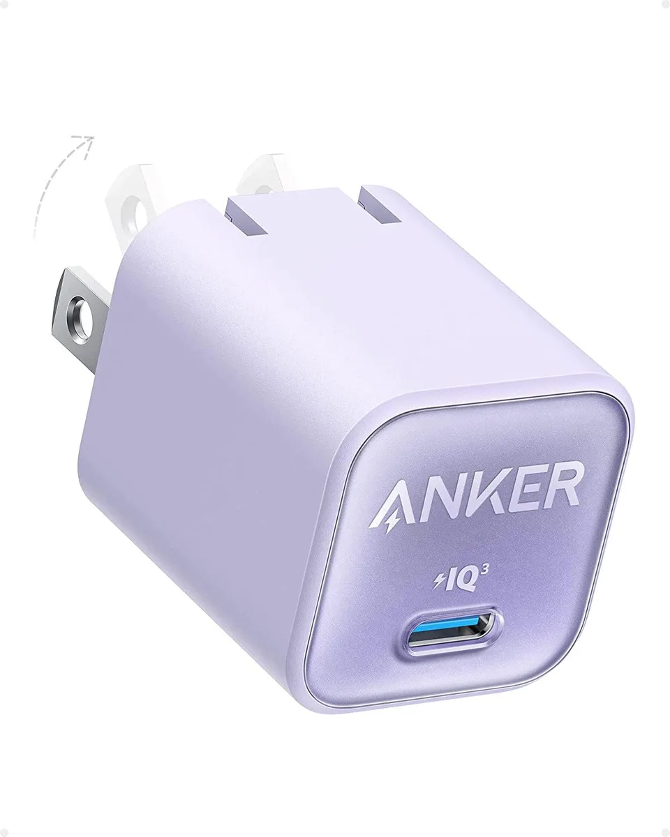 Anker Anker 511 Nano 3 30W GaN Charger Purple — product photo