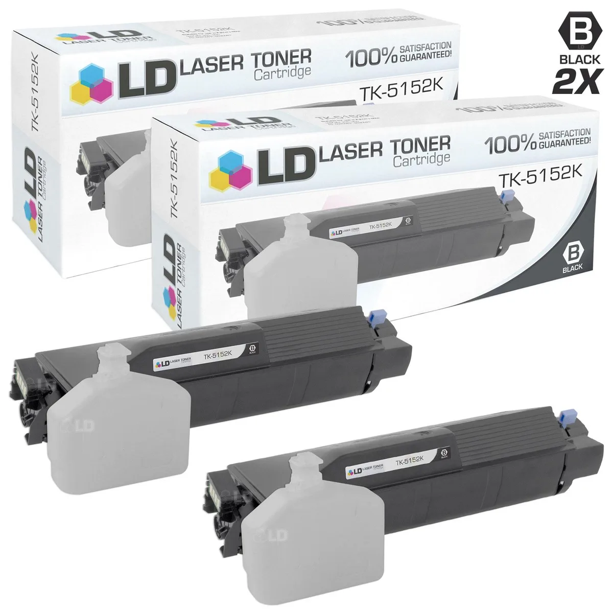 LD Products LD Products Toner Cartridge TK-5152K 2-Pack Black — product photo