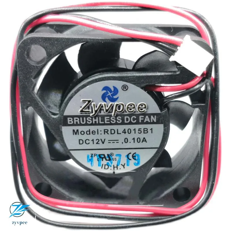 Zyvpee Zyvpee RDL4015B1 40*15 mm 12V 0.1A 2 Pin Case Fan — product photo