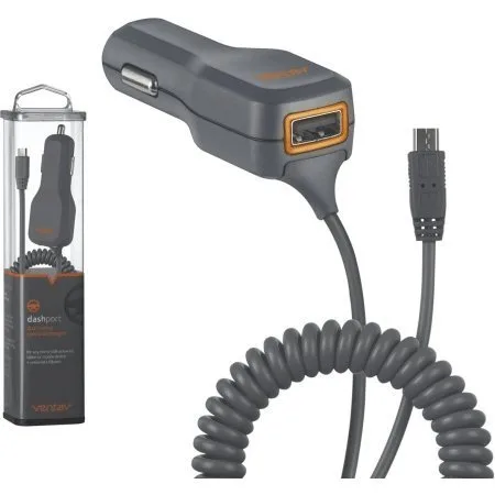 Ventev Ventev 572036 2100c Car Charger Micro USB Gray — product photo
