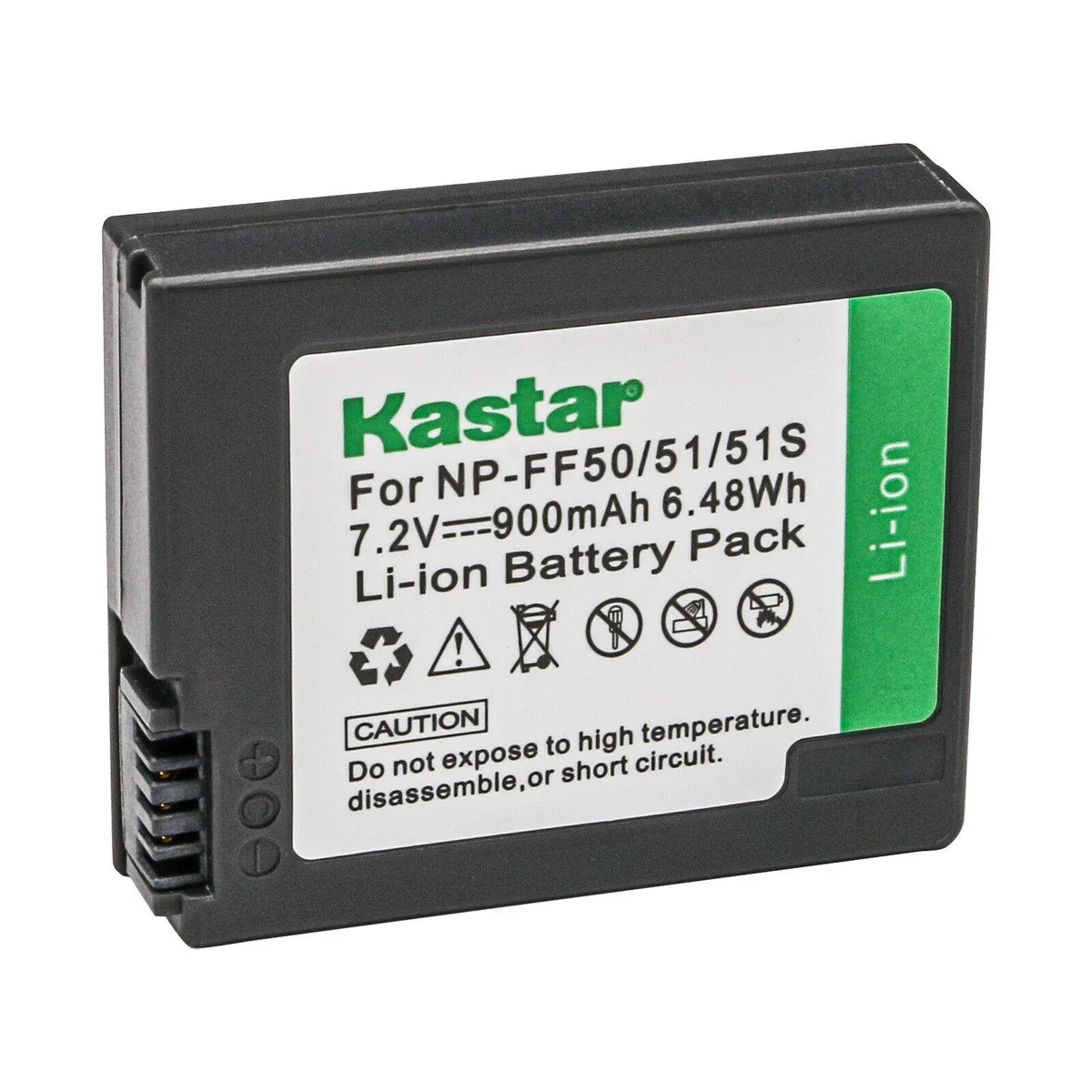 Kastar Kastar NP-FF50/FF51/FF51S 7.2V 900mAh camera battery — product photo
