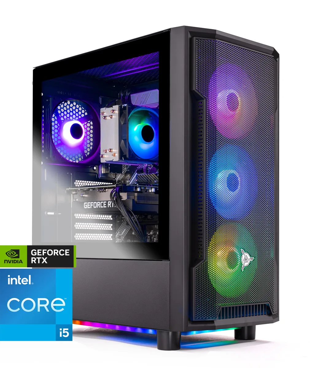 Skytech Skytech ST-SHADOW4-1557-B-WM gaming PC i5-12400F RTX 4060 16GB DDR5 1TB NVMe — product photo