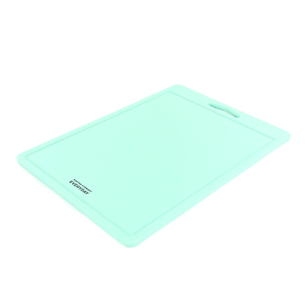 Martha Stewart Martha Stewart 510119731M 18x13" Plastic Cutting Board Blue — product photo