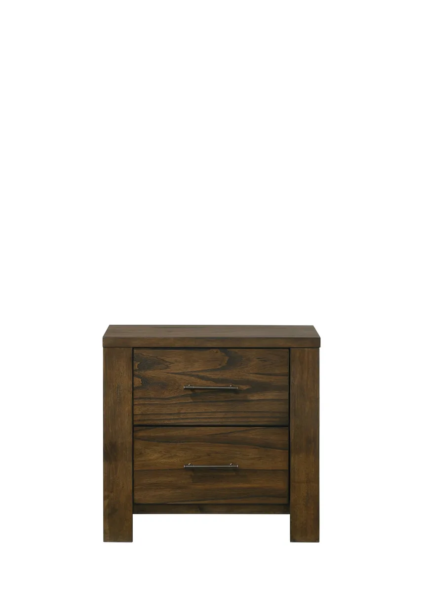 tuphen tuphen Merrilee Oak Nightstand Bedroom Set — product photo