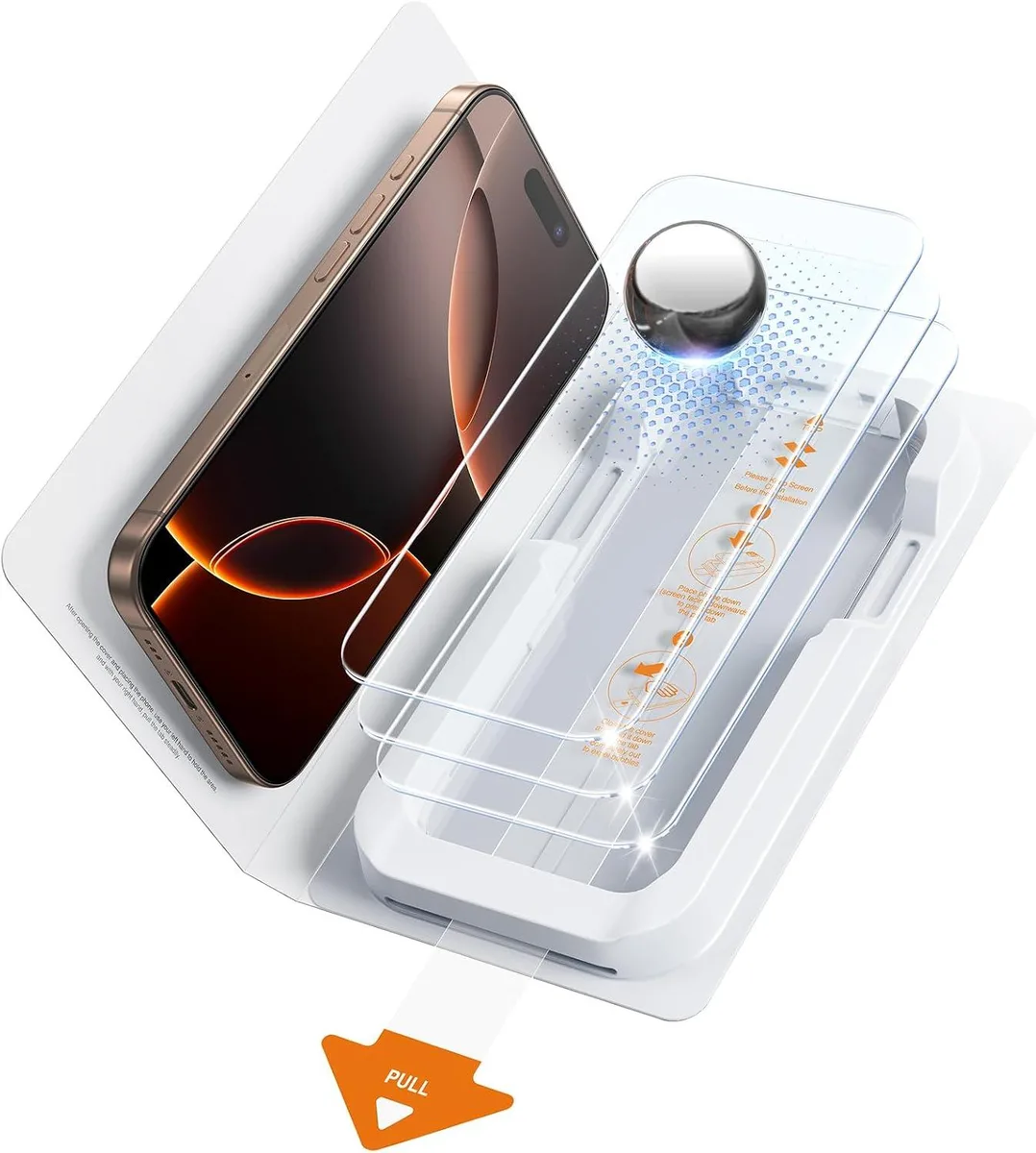 NuoTo NuoTo Screen Protector for iPhone 16 Pro Max 3 Pack — product photo