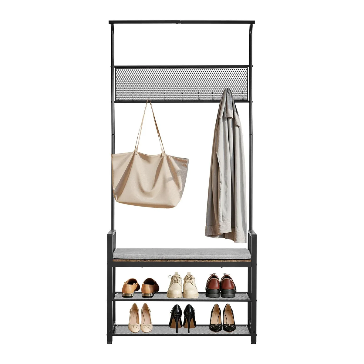 VEVOR VEVOR ZH655 Hall Tree 72 in Coat Rack Shoe Bench Closet Organization — product photo
