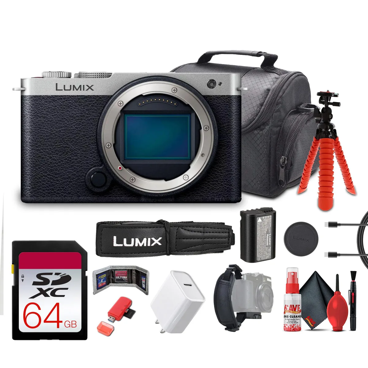 Panasonic Panasonic Lumix S9 Mirrorless Camera Kit Silver 24.2MP 64GB — product photo