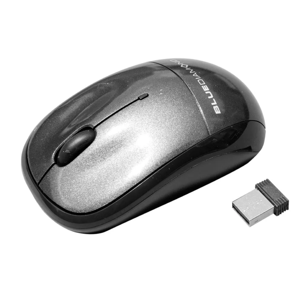 BlueDiamond BlueDiamond Track Mobile Wireless Mouse Silver 1200 DPI 2.4 GHz — product photo
