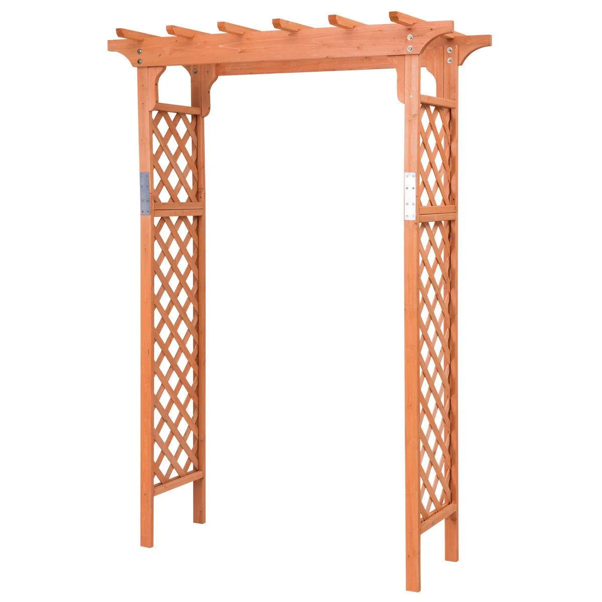 SlickBlue SlickBlue Fir Wood Arbor Arch 49 x 32 x 88 in Brown — product photo