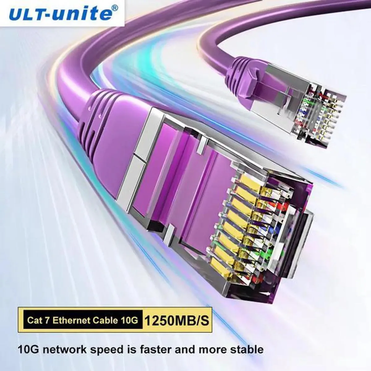 SMUGDESK SMUGDESK CAT7 Ethernet Cable 2M 40Gbps 2000MHz — product photo