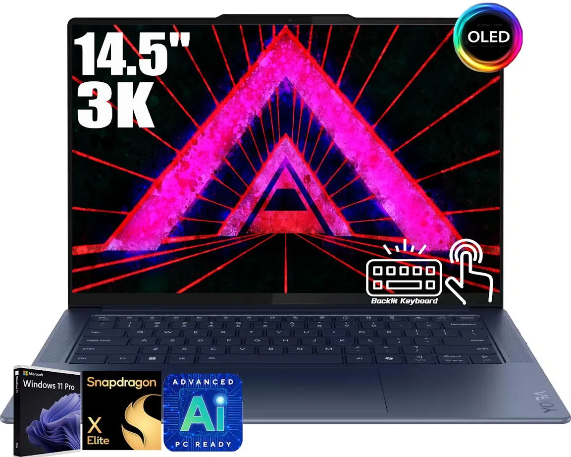 Lenovo Lenovo Yoga Slim 7X 14.5" OLED Snapdragon X Elite X1E-78-100 16GB 512GB business laptop — product photo