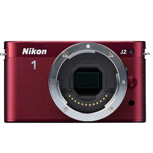 Red compact camera body with 3.0 inch LCD screen