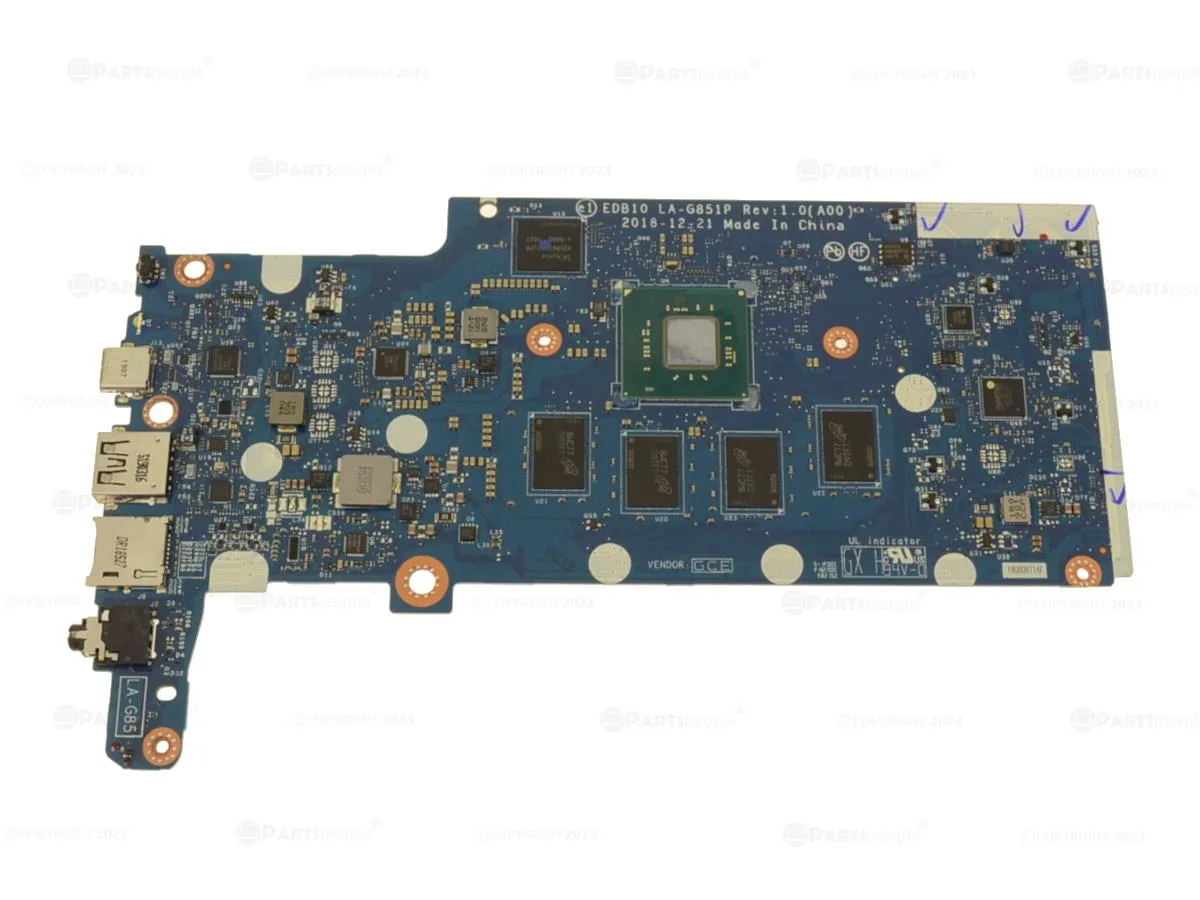 DELL DELL Chromebook 3100 2-in-1 Motherboard R2K1H Celeron N4000 4GB 32GB — product photo