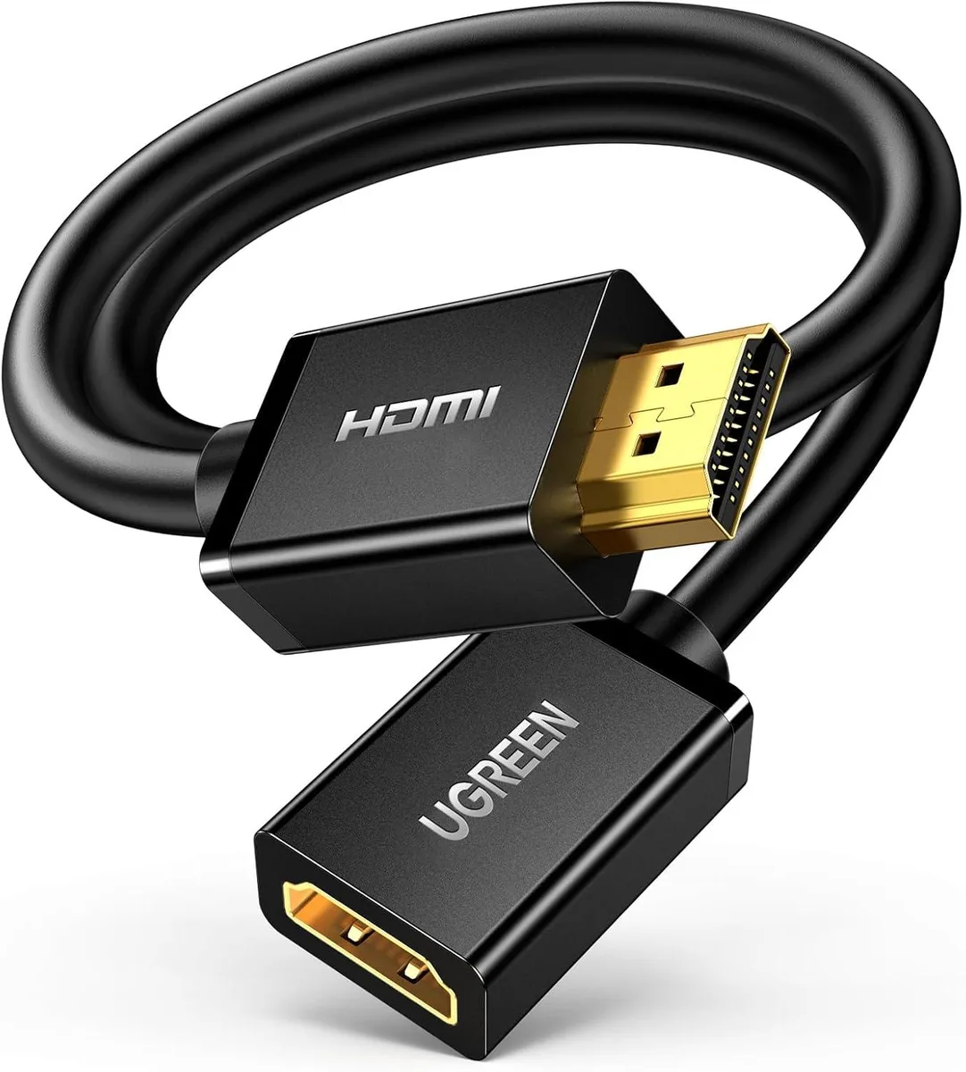 FLEANE FLEANE HDMI Extension Cable 4K 6FT Male to Female Audio Adapter — product photo