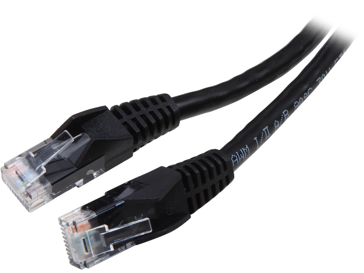 Tripp Lite Tripp Lite N201-025-BK network ethernet cable Cat6 25 ft black — product photo