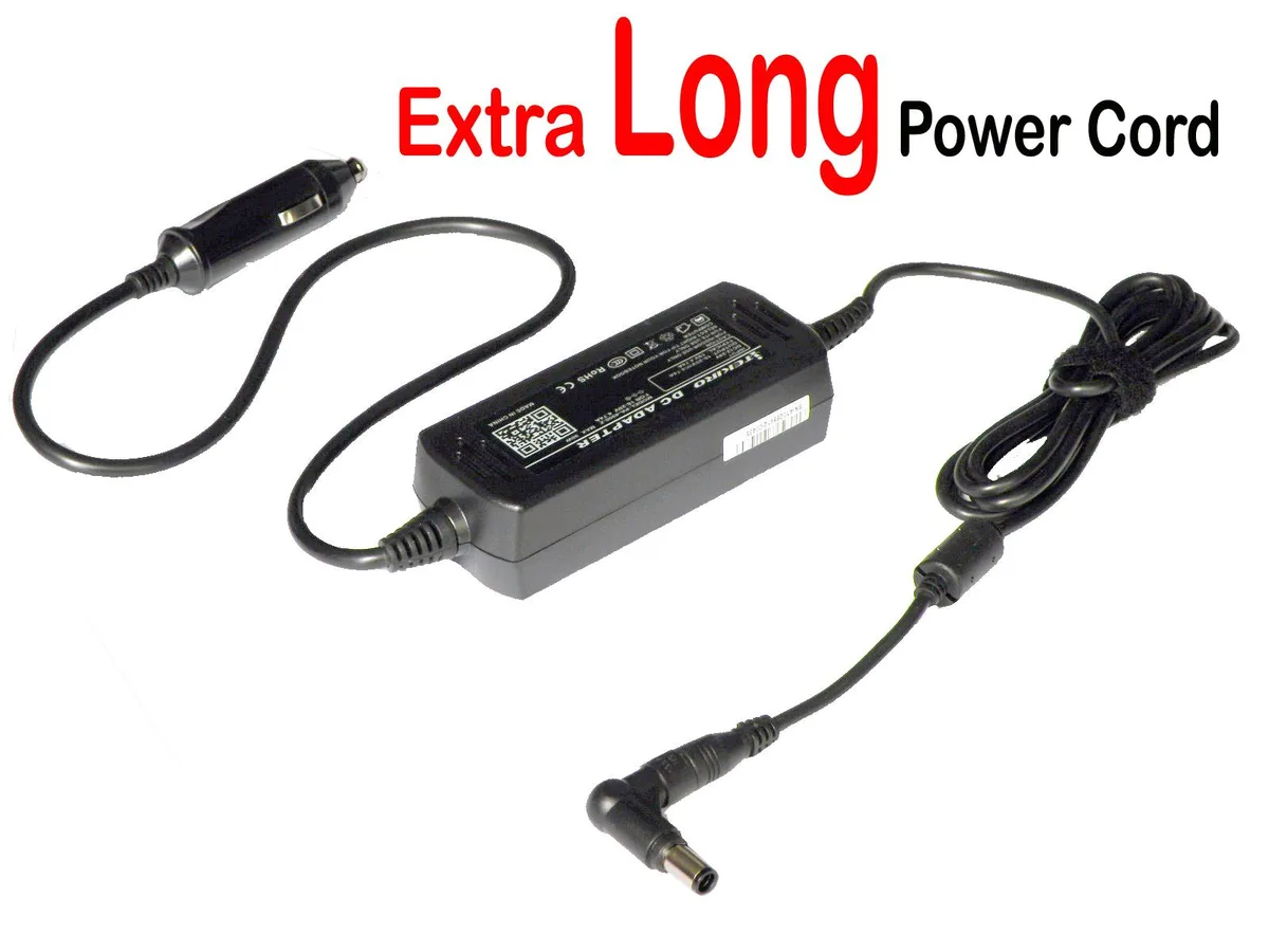iTekiro iTekiro 90W Auto Car Charger for Dell Latitude 14/15/E-Series/P40G/P46G — product photo
