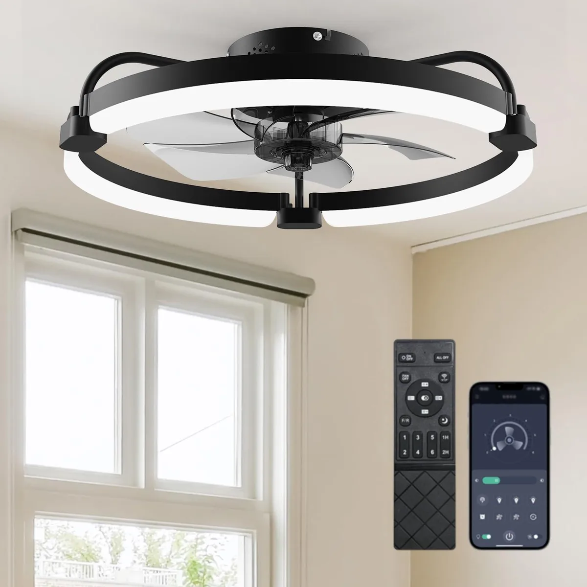 Ensenior WF1-20I-3CCT-YZ 20 inch ceiling fan — product photo