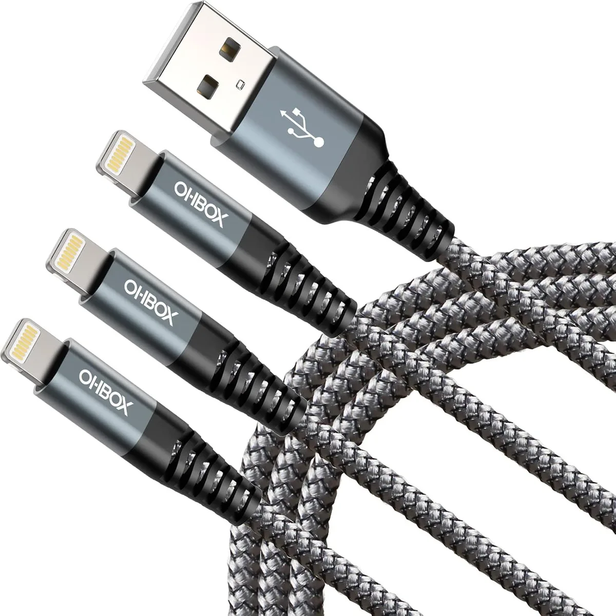 Kootion Kootion USB to Lightning Cable 6FT 3Pack MFi Certified — product photo