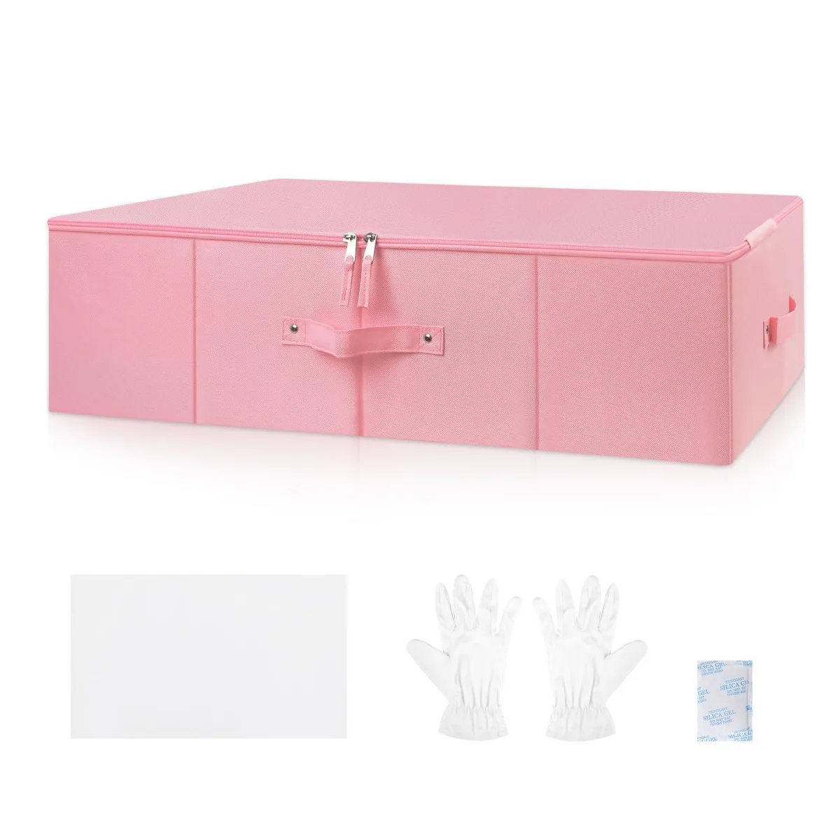  Samsill Wedding Dress Storage Box 29.6 x 15.8 x 7.3 in 15.5 gal Black Pink — product photo