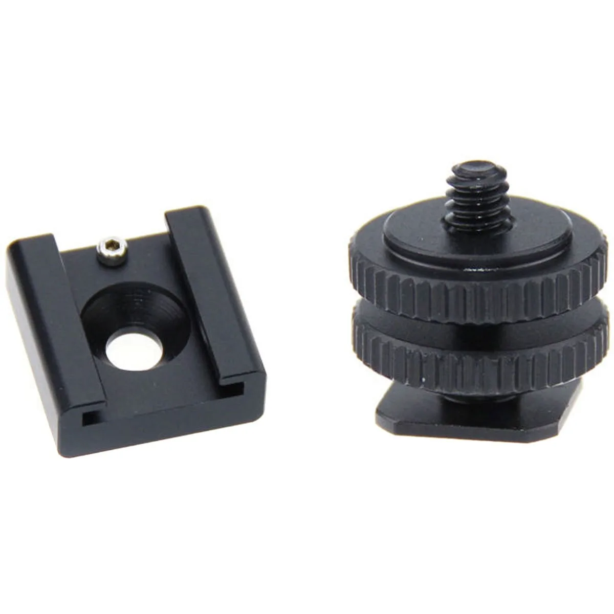 Camvate Camvate 1/4"-20 Hot Cold Shoe Mount & Tripod Screw to Hot Shoe Adapter — product photo