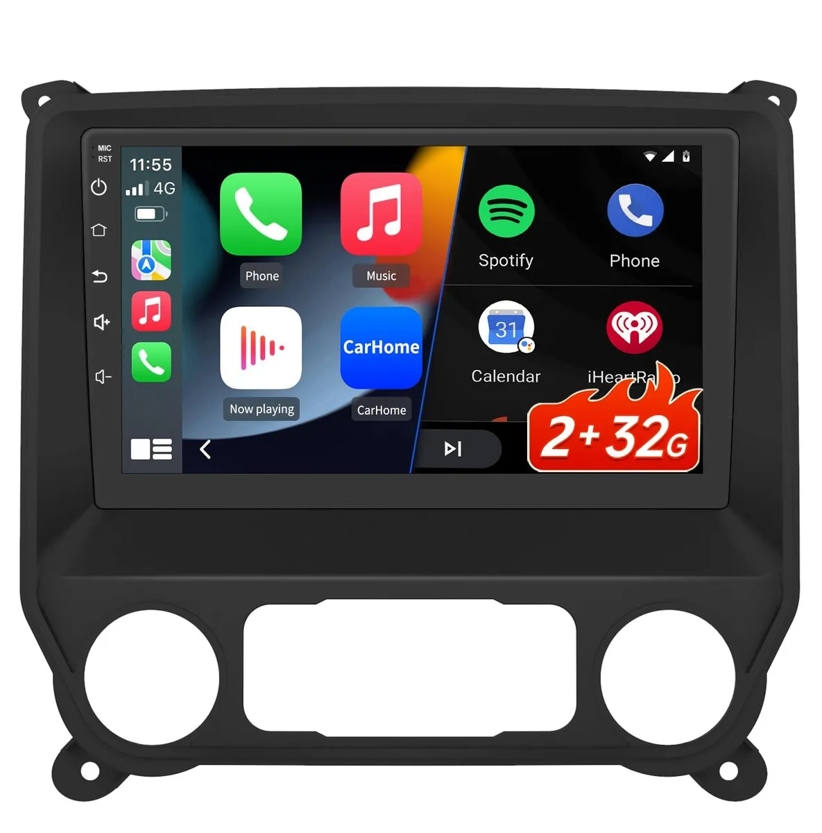 litillbuly litillbuly 10.1" Android 13 2GB 32GB Receiver Silverado Sierra 2014-2018 — product photo
