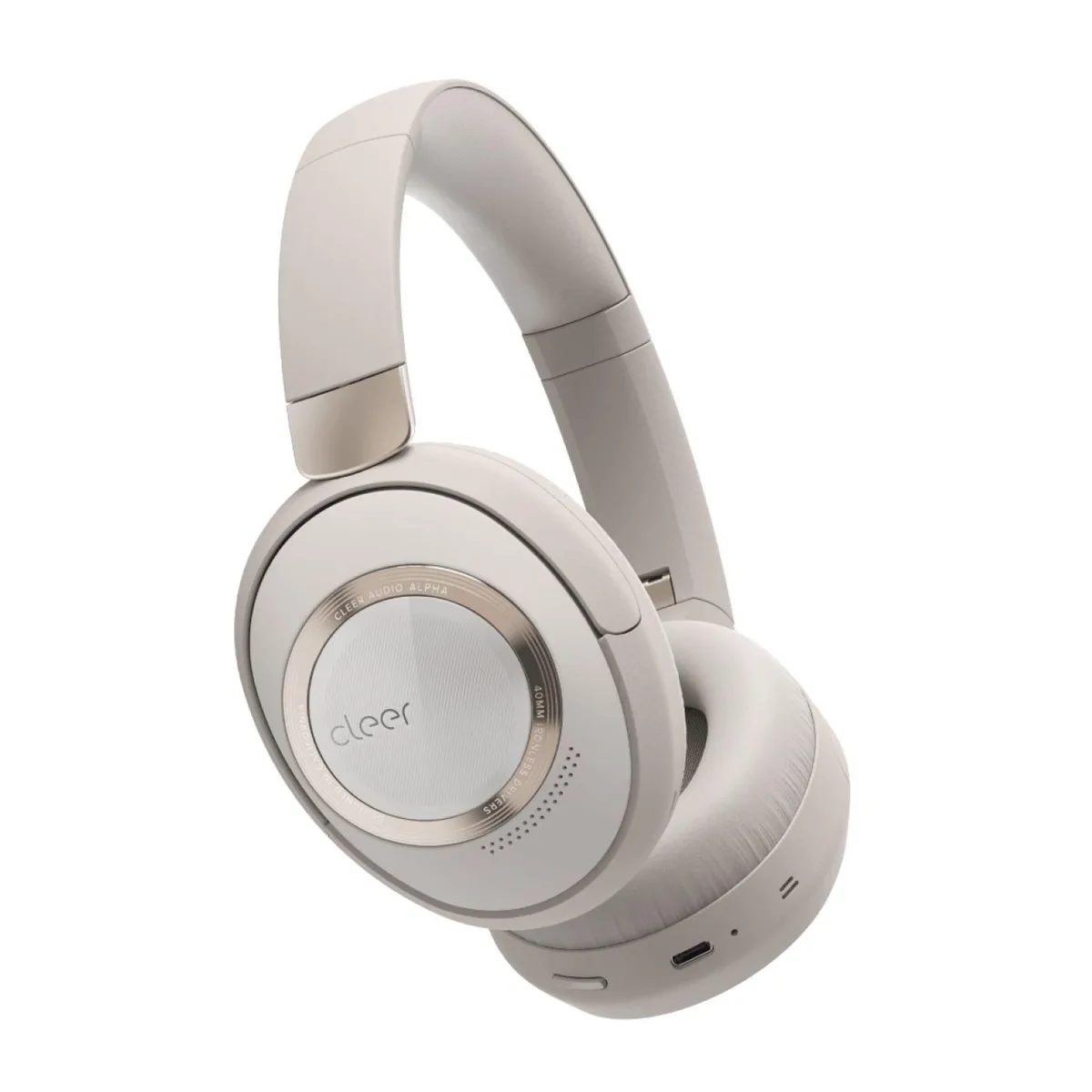 Cleer Cleer Alpha Stone Over-Ear Headphones, 35 Hr, 40mm Drivers, Bluetooth 5.1 — product photo