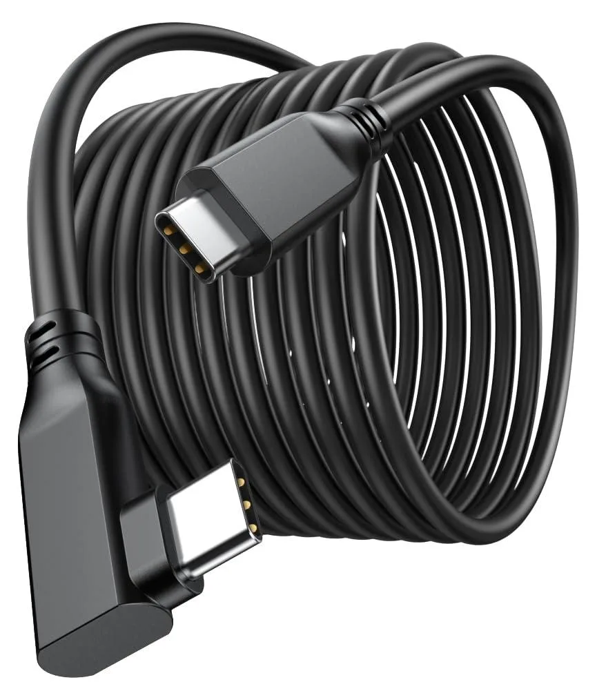  Choetech USB-C to USB-C Charging Cable 20ft 60W 90° Right Angle — product photo