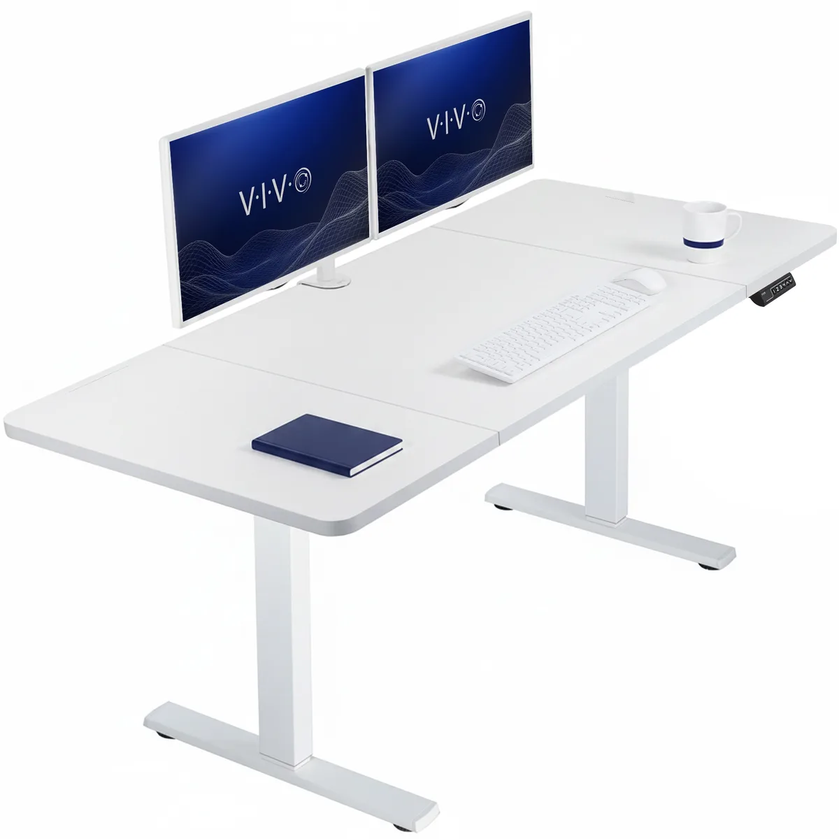 VIVO VIVO Electric 60 x 30 Standing Desk White/White — product photo