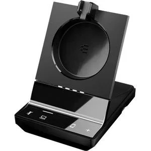Compact USB base station with matte black finish