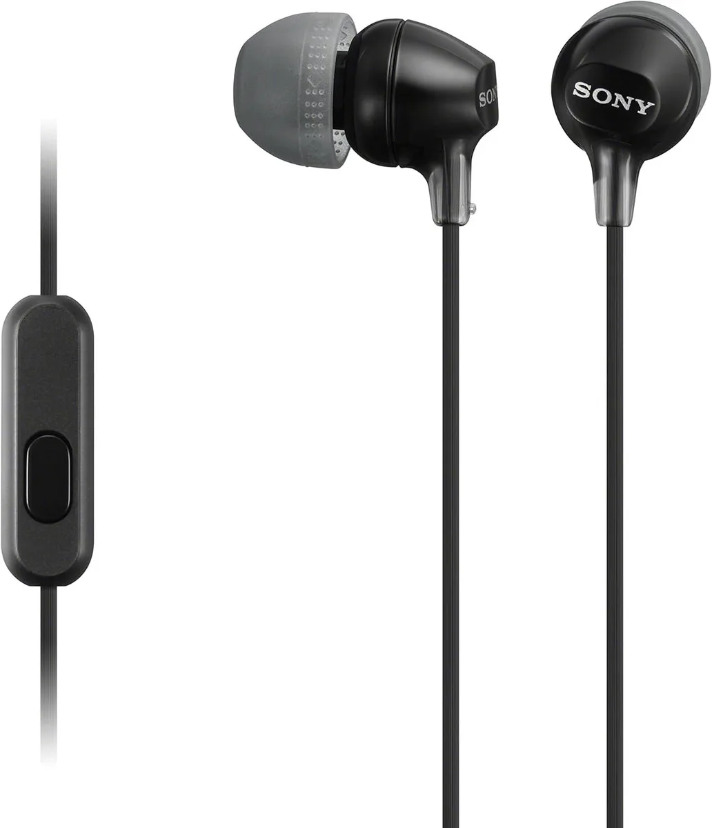 MAONO MAONO MDREX15AP In-Ear Earbud Headphones with Mic Black — product photo