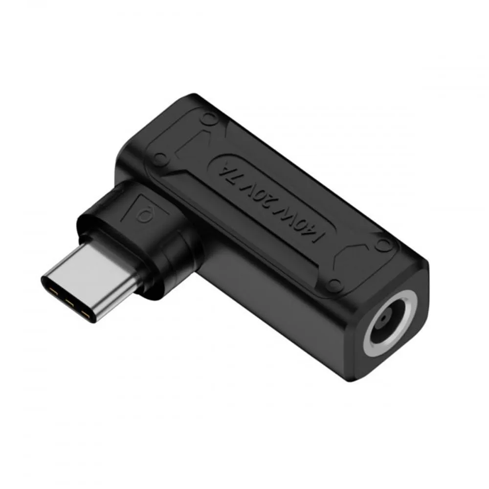 Vszerda Vszerda UC-066-6014MM-HX 140W DC 6.0x1.4mm to USB-C 90° power adapter — product photo