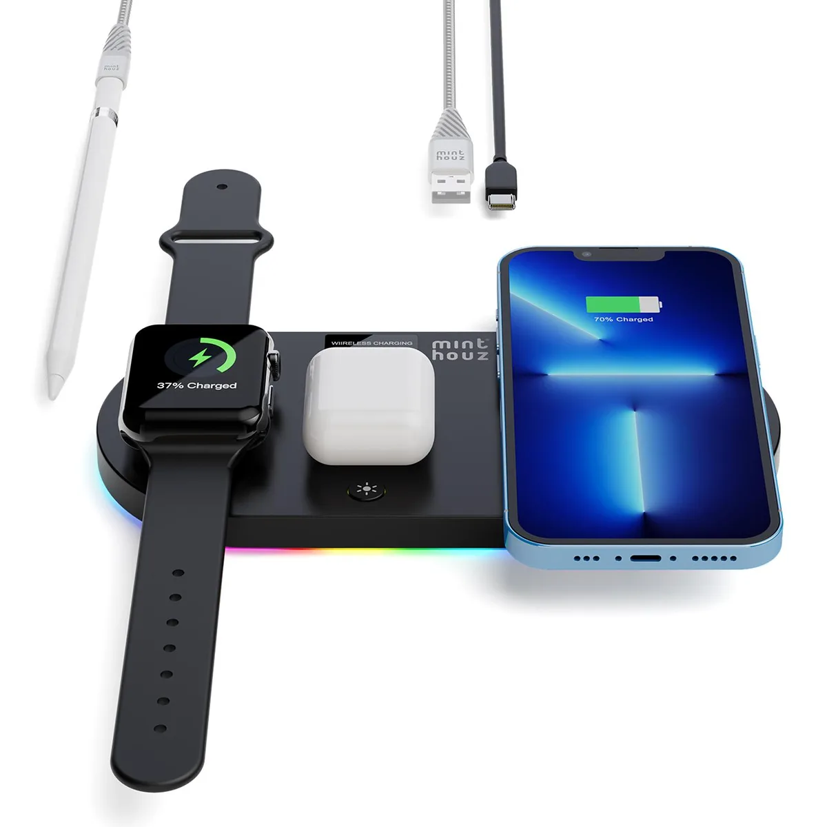 Minthouz Marketplace Minthouz Marketplace MT-CW003 4-in-1 Wireless Charger 18W — product photo