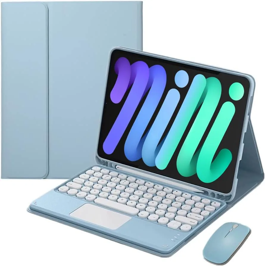 Timoom Timoom Keyboard Case with Mouse for iPad mini 6/7 8.3" Blue — product photo