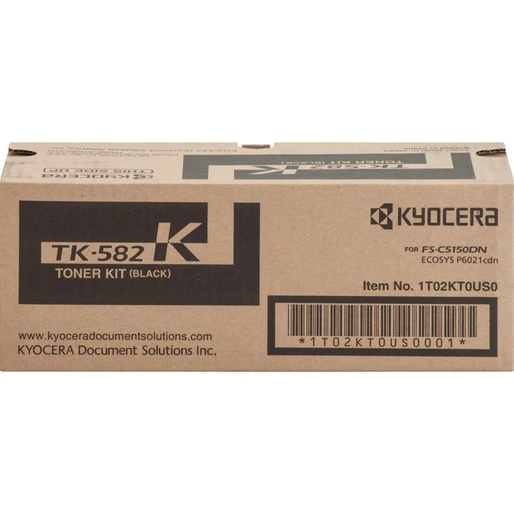 Kyocera Kyocera TK582K Black Toner Cartridge 3500 Pages — product photo