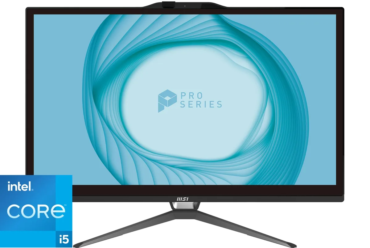MSI MSI PRO AP222T 13M-004US all-in-one PC Core i5-13400 8GB DDR4 500GB NVMe 21.5" touchscreen — product photo