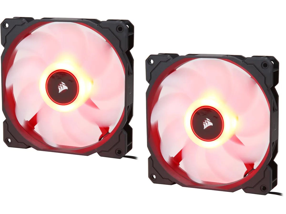 Corsair Corsair AF140 LED 140mm Red 2-Pack CO-9050089-WW — product photo