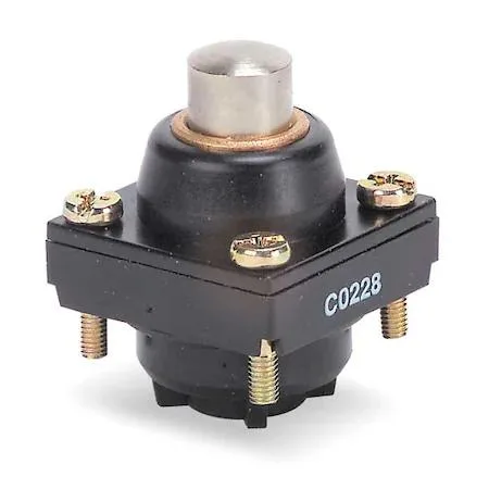 Telemecanique Sensors ZCKD10 limit switch head, top plunger, industrial grey finish