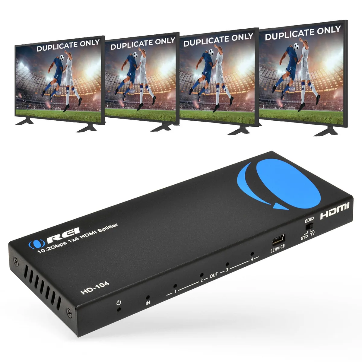  AVer HD-104 HDMI Splitter 1x4 4K@30Hz — product photo