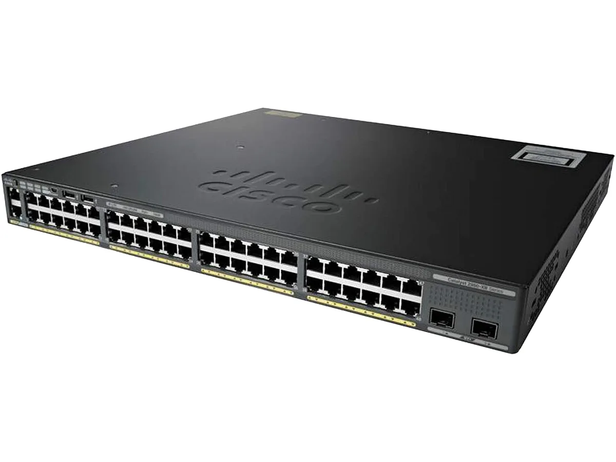 Cisco Systems, Inc. Cisco Systems, Inc. WS-C2960X-48LPS-L 48-port 10/100/1000 PoE+ 370W network switch — product photo