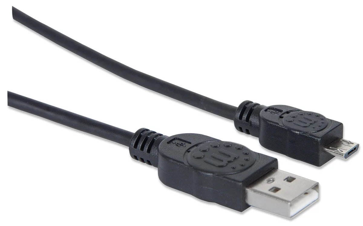 MANHATTAN MANHATTAN USB A to Micro-B Cable 0.5 m 2.0 480 Mbps 325677 — product photo