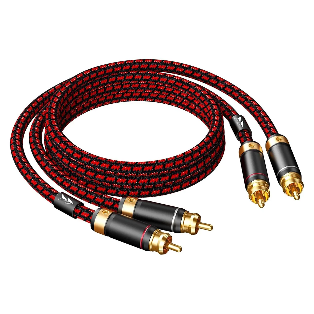 WOOJONG WOOJONG 2RCA Male to 2RCA Male Stereo Audio Cable 1M — product photo