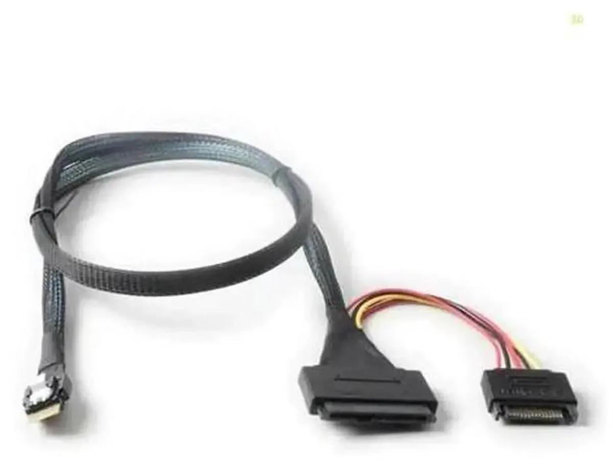 SMUGDESK SMUGDESK 80cm SlimSAS SFF8654 4i to SFF8639 U.2 Cable — product photo