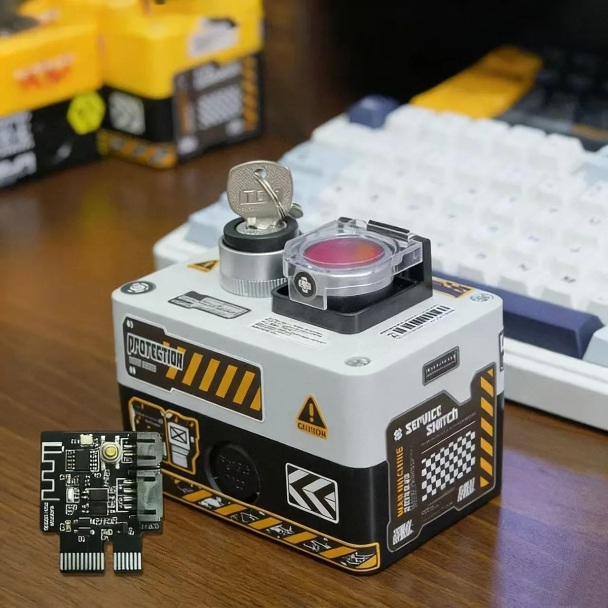 BFKK BFKK Wireless Desktop Power Button 2.4G 15 m White — product photo