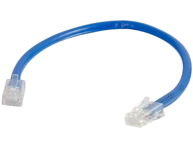 Cables To Go Cables To Go 04086 network ethernet cable Cat6 2 ft Blue — product photo
