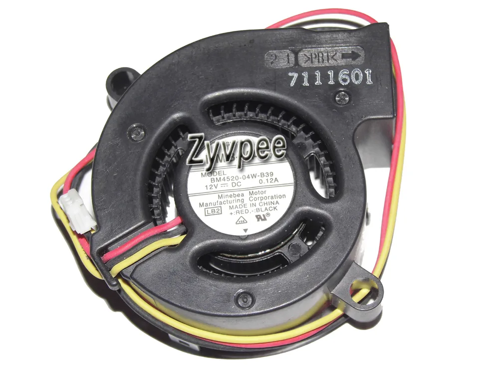 Zyvpee Zyvpee BM4520-04W-B39 45x20mm 12V 0.12A 3-Pin Blower Case Fan — product photo
